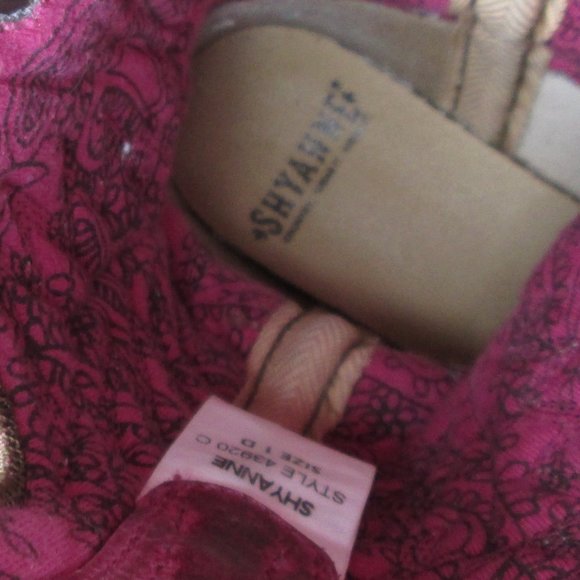 SHYANNE Girls Cow Girls Boots Square Toe PINK BROWN Size 1D Pre-owned Go… - Picture 10 of 11